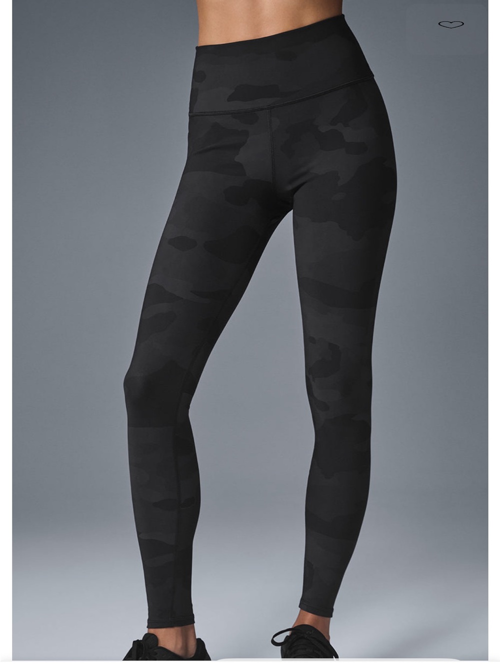 ALO Yoga Black Camo High-Waist Leggings